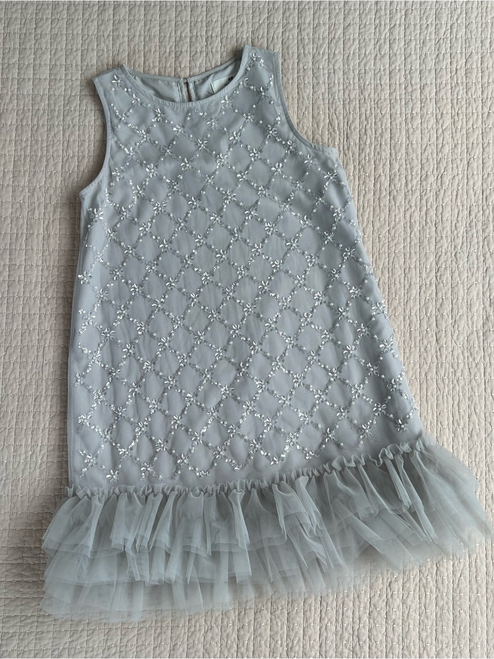 H&M Dress, tulle-skirt, sequin detail